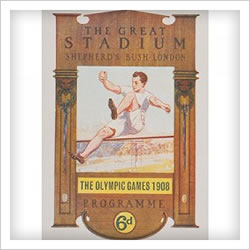 London 1908 Olympic Games poster