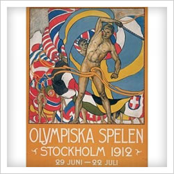 Stockholm 1912 Olympic Games poster