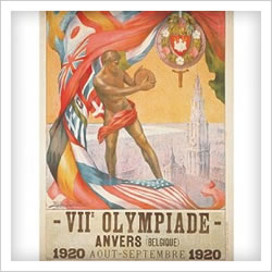 Antwerp 1920 Olympic Games poster